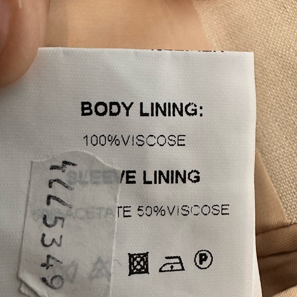 Joseph Turner Linen suit jacket Elegant Beige Men's Blazer - Picture 6 of 9